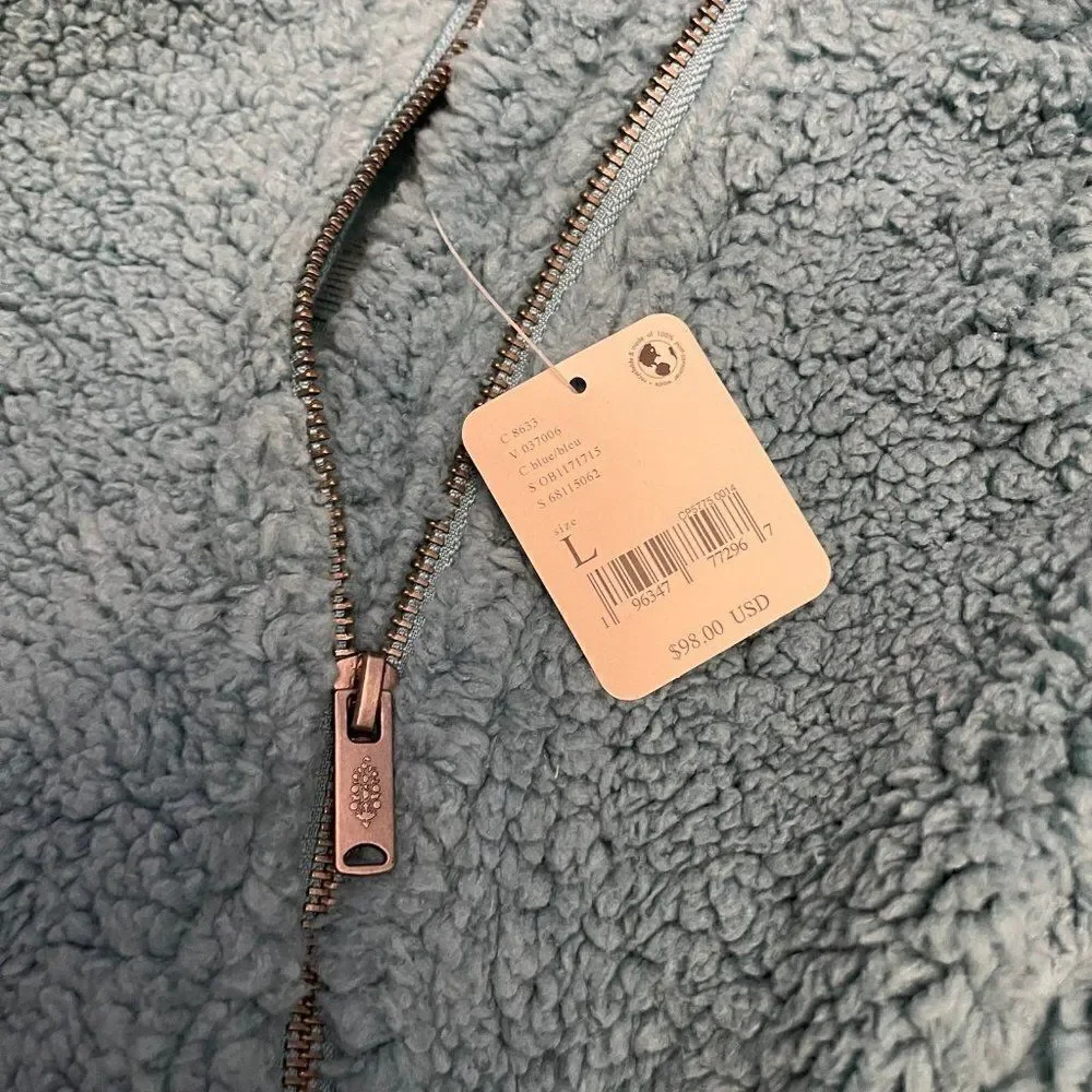 Free People Nantucket Fleece Pullover Jacket